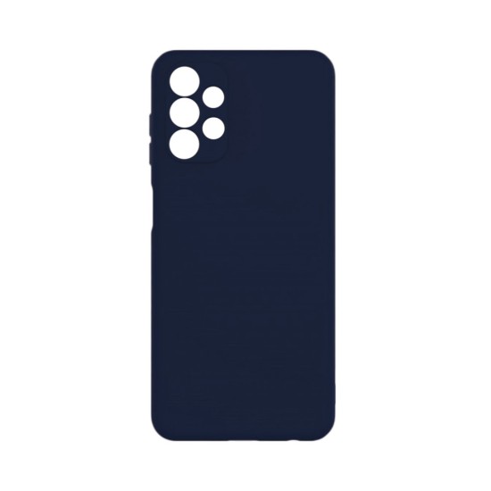 Silicone Case with Camera Shield for Samsung Galaxy A13 4G Dark Blue